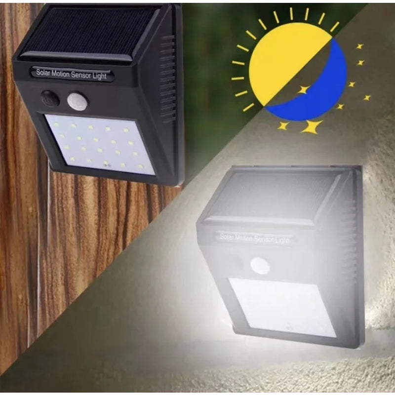 LuzSentinela Solar - Luminária Solar Led Luz Com Sensor De Presença Automático - Onraiox